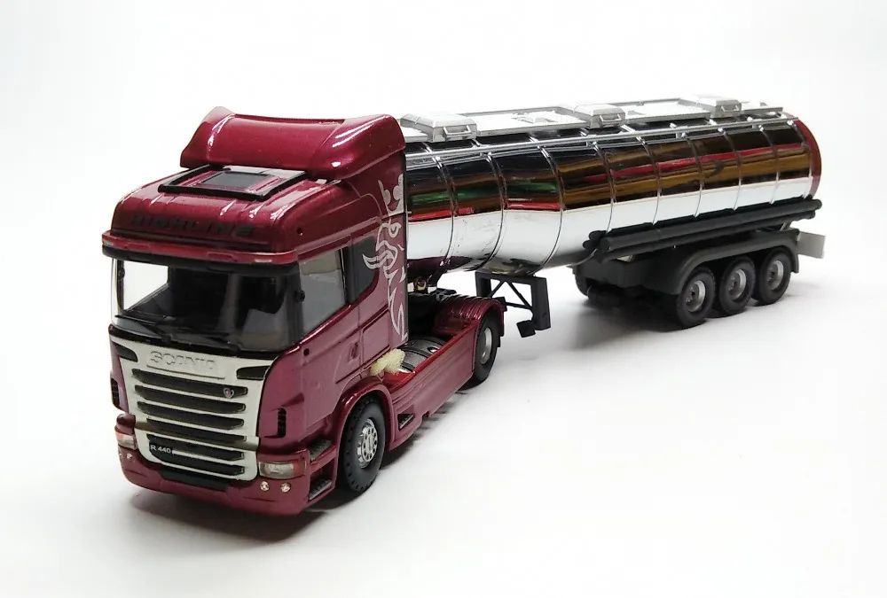

Alloy Model 1:50 Scania R440 Oil Tanker Container Truck Diecast Toy Model For Collection,Decoration,Gift