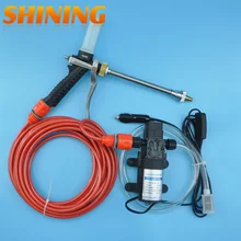 12 в 60 Вт водяной насос высокого давления пенный водяной пистолет автомобильная мойка Портативная стиральная машина, устройство для чистки автомобиля машина+ Бесплатный подарок