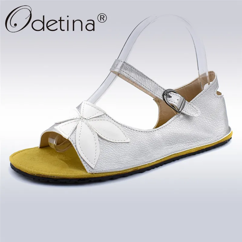 Odetina/Новые модные женские туфли мэри джейн на плоской подошве с ремешком