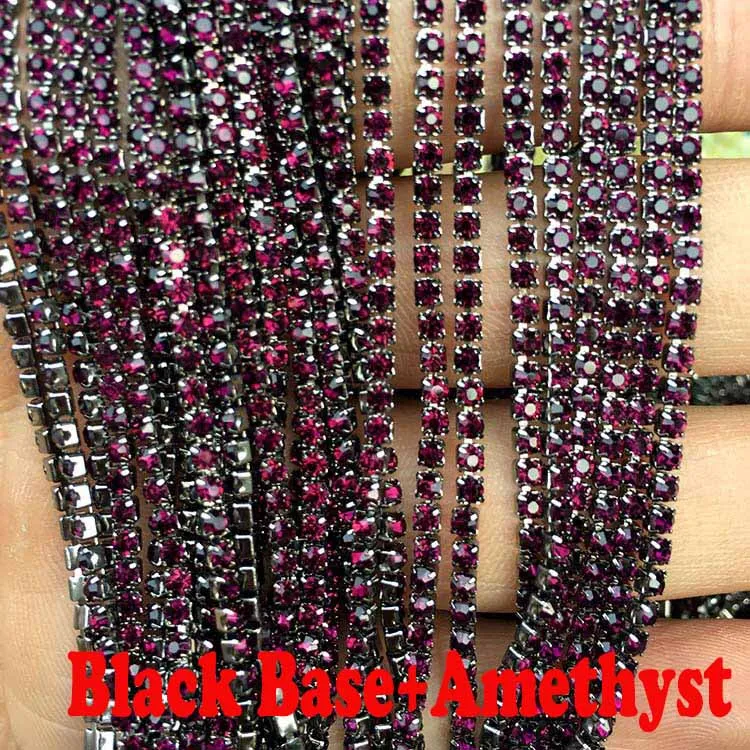 Black base Amethyst