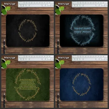

Mairuige Hot Sale Lord of The Rings Series Style Rings Incantation Paternoster DIY Mousepad Non-Slip Rubber Gaming Tables Mat