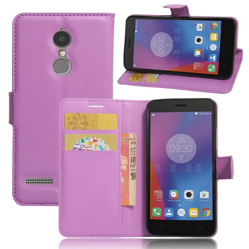 Lenovo K6 Case Cover 5.0 inch Luxury Wallet PU Leather Flip For K33A48 Phone Protective Back Skin Bag | Мобильные телефоны и