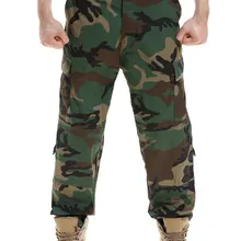 Военный Тактический Камуфляж Одежда для пейнтбола армейские брюки карго армейские брюки Мультикам военный тактический брюки с наколенниками