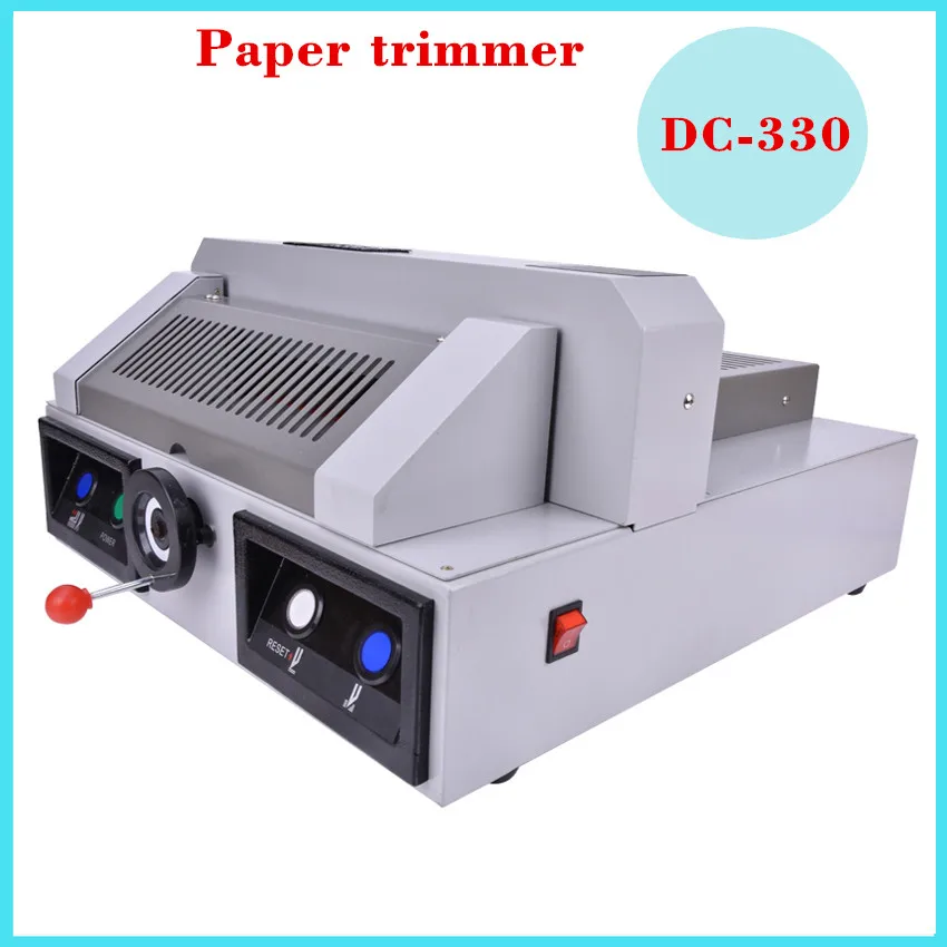 DC 330 electric paper cutting machine,330mm desktop electric paper