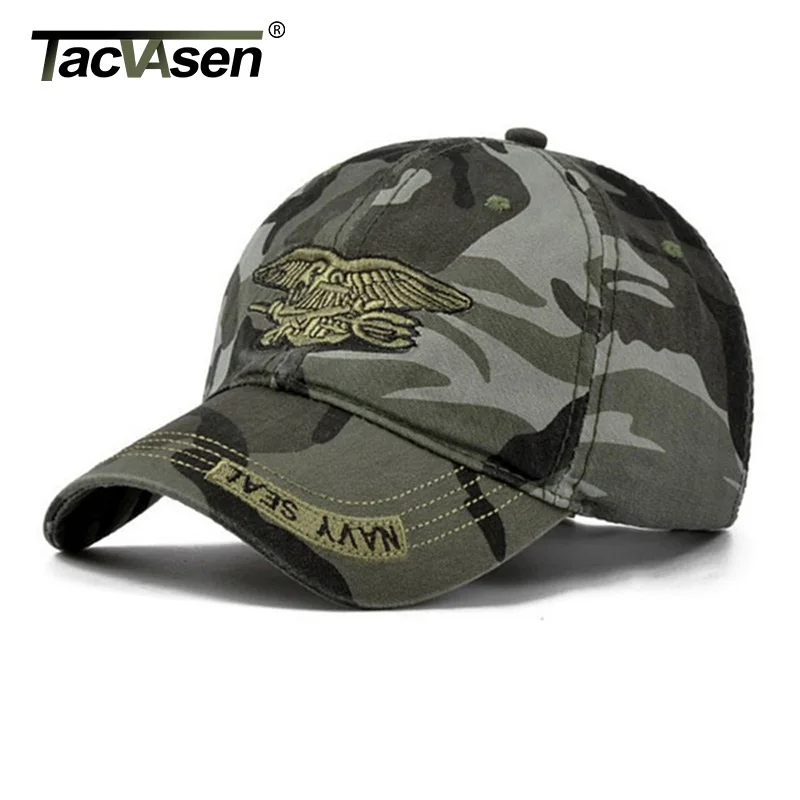 

TACVASEN Airsoft Tactical Baseball Caps Army Men's Cap With Adjustable Head Fashion Baseball Caps for Men Women TD-WHJX-001
