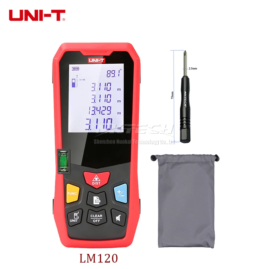 UNI-T LM40 LM60 LM80 LM100 LM120 LM150 лазерный дальномер 40 м 60 м 80 м 100 м 120 м 150 м дальномер тестер UT390B - Цвет: LM120 393ft