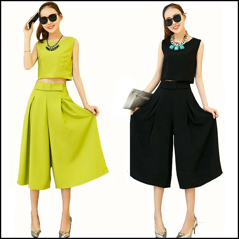 2017 New Style Summer Pant Suits Women Casual Slim Fashion Pant Suit 2