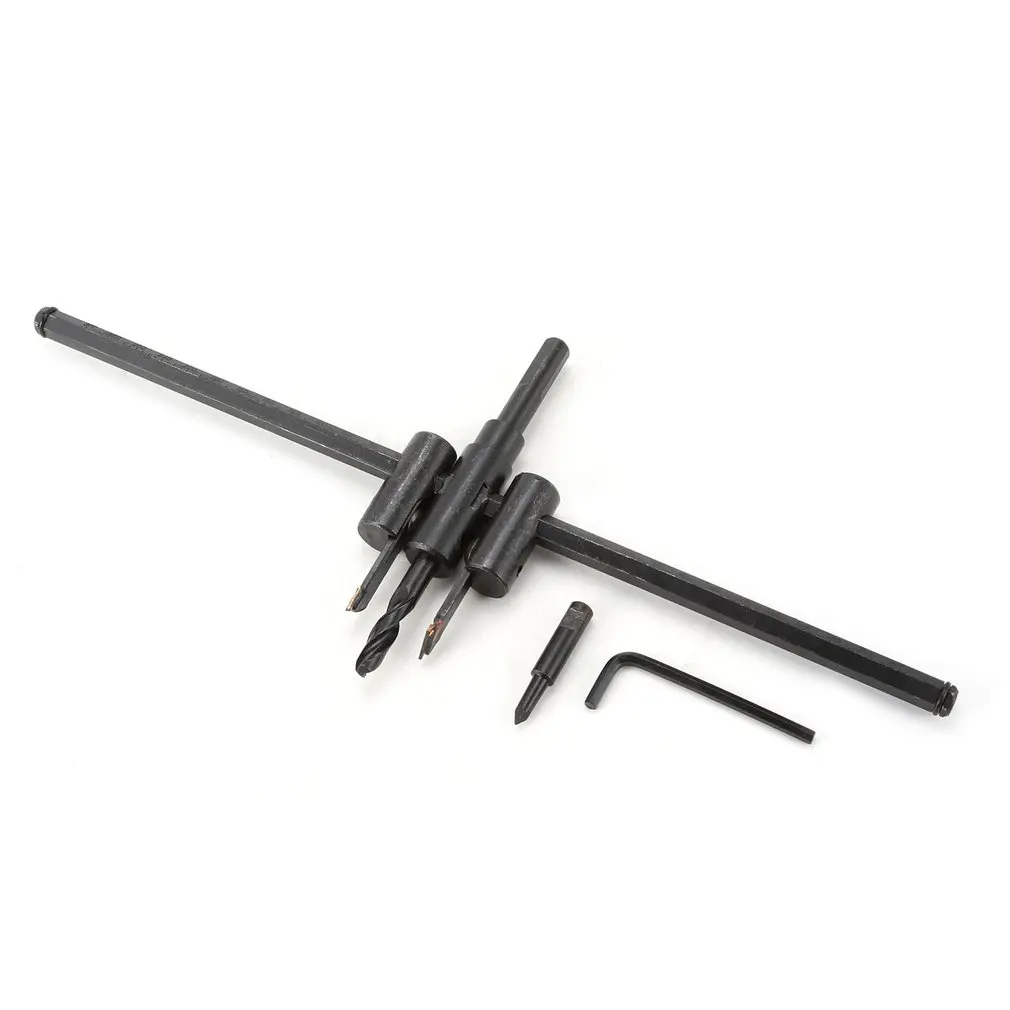 

30-300MM Adjustable Circle Cutter Aircraft Type Opener Alloy Blade Woodworking Bit Reaming Drill Gypsum Board Lamp Drill Bit
