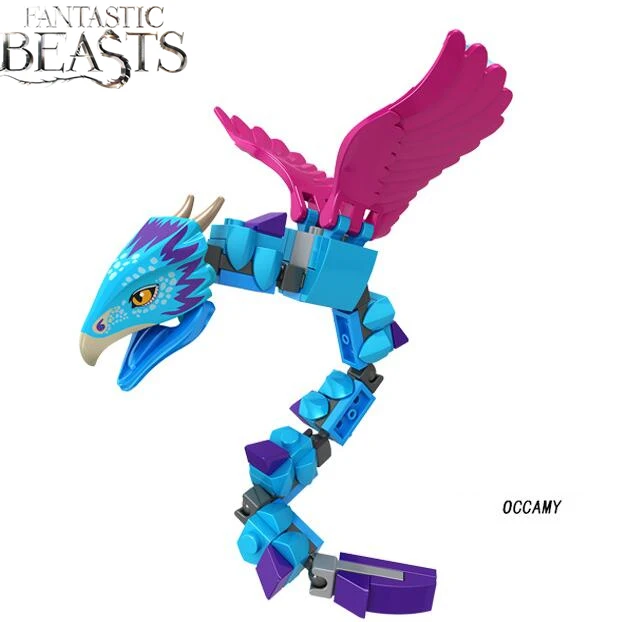 

Fantastic Beasts Occamy Magical Thestral Luna Dobby Harry Series Building Bricks Compatible With Lego