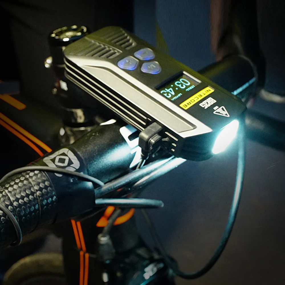 

2020 Wholesale Nitecore BR35 1800LM CREE XML U2 Dual Distance Beam Rechargeable Bike Light Built In 6800mAh Battery Pack outdoor