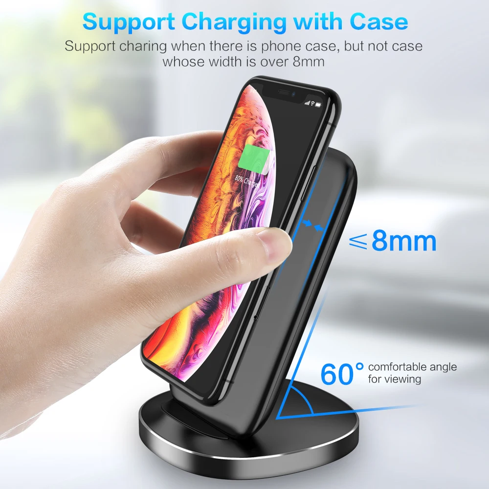 FLOVEME العالمي تشى اللاسلكية شاحن آيفون سامسونج هواوي Xiaomi المحمول شواحن الهواتف الجوال 10 W USB اللاسلكية شحن