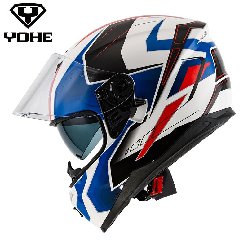 Yohe yh-ff-967 шлем Новинка 2017 года Прохладный Moto унисекс rcycle Casco Dual Кепки для женщин ECE