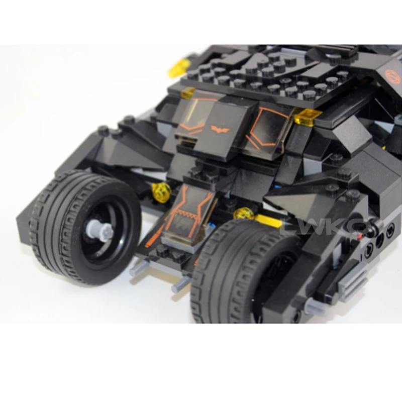Tumbler Бэтмен Летучая мышь Супер Герои Бэтмобиль Строительные блоки Кирпич