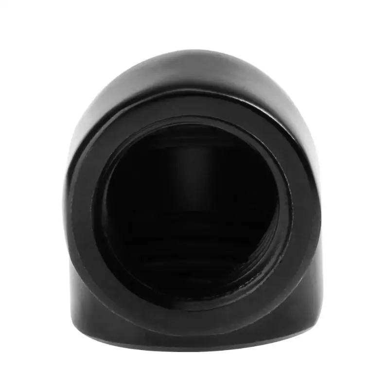 Универсальный 90 градусов черный латунь G1/4 внутренняя резьба коленчатый соединенитель адаптер для компьютера ПК водяного охлаждения Системы водяная трубка