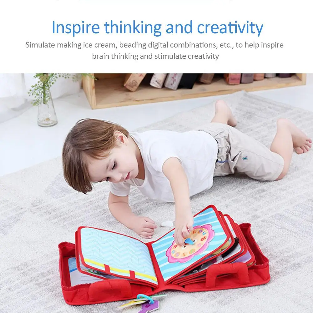 DIY My First Cloth Book для младенцев малышей спокойные книжки из ткани раннее обучение