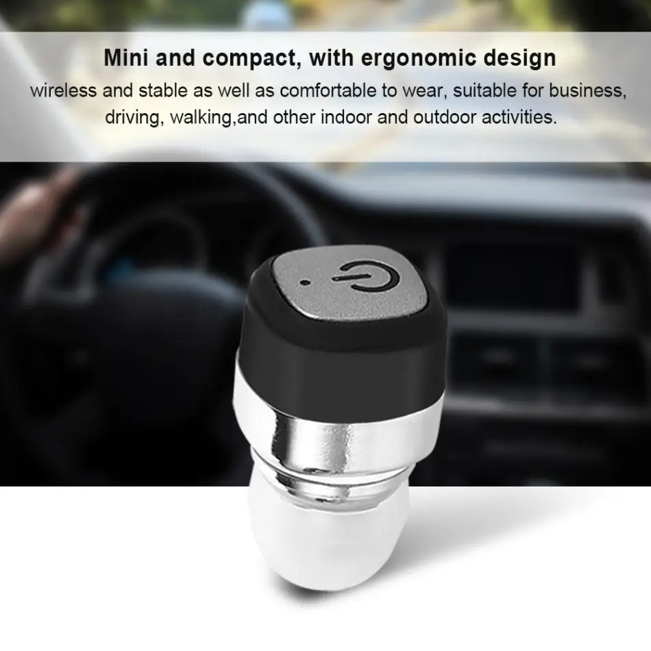 

2 Colors Wireless Bluetooth TWS Stereo Earphone Dual Mini Earbud with Portable Charging Case
