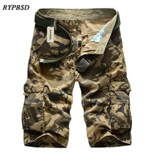 Новинка, импортные товары, шорты с несколькими карманами, большие размеры, свободные мужские шорты Карго, летние модные камуфляжные шорты