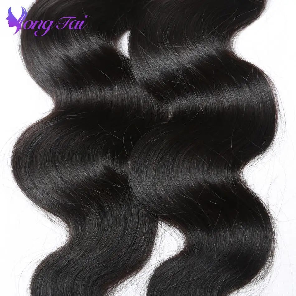 Yuyongtai перуанские объемные волнистые пряди волос 4 шт. не Реми человеческие волосы пряди 8-30 дюймов волосы для наращивания средний коэффициент натуральный цвет