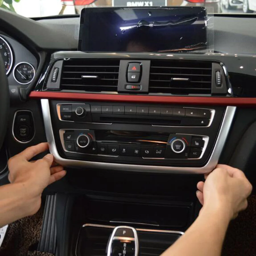 Хромированная рамка приборной панели для BMW 3 серии F30 F31 F32 F34 F36 316 318 320-2013