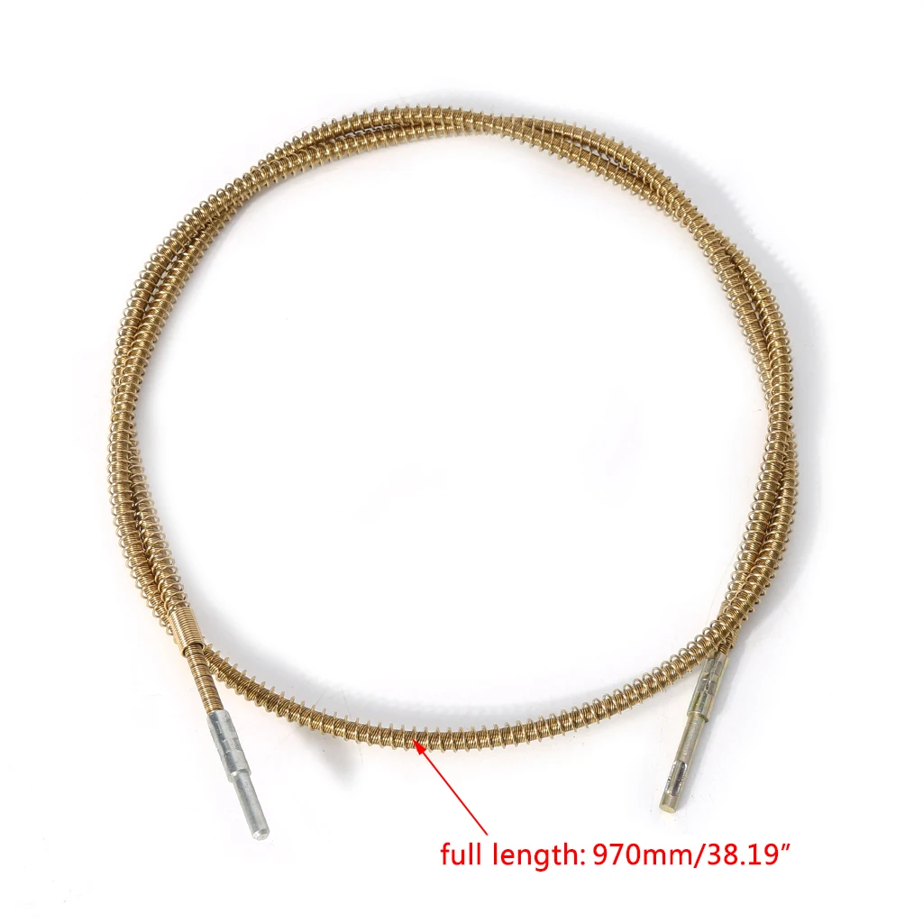 1 шт. 98 см с пружинным покрытием контактный тип металлической трубки кабель для вращающейся шлифовальной машины Dremel гибкий вал G25 большое значение 4 апреля