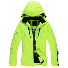 -30 Man/Woman Snow jackets Snowboarding Clothing Outdoor Sports Waterproof Thick Warm skiing coat ski jackets pure color