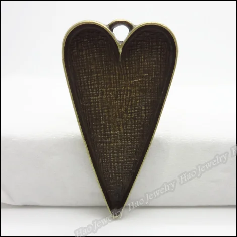 

20pcs Vintage Charms love Heart Photo Frame Pendant Antique bronze Zinc Alloy Fit Bracelet Necklace DIY Metal Jewelry Findings