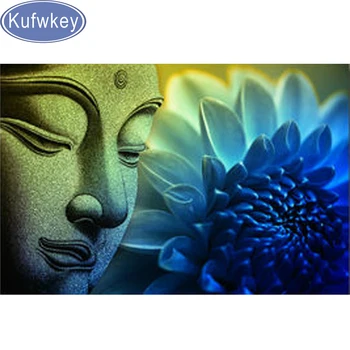 

5d diy Diamond Painting Buddha cross stitch kits Diamond crystal Mosaic diamond Embroidery Religion Rhinestones Pattern wall art