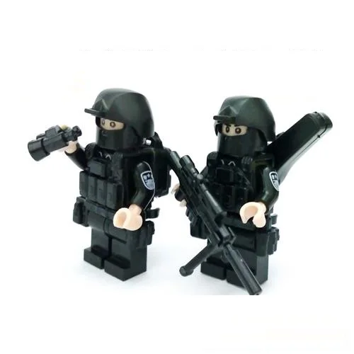 2pcs/set policeman gun original toy swat police military lepin weapons army model city accessories Compatible lepin mini figures marines weapons original block gun toys swat police military lepin weapons army model kits city compatible lepin mini figures