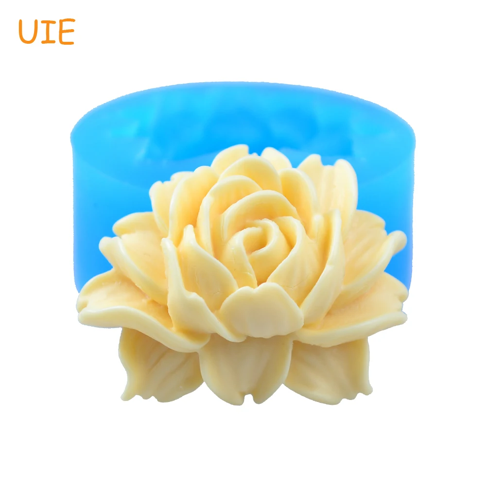 

HYL047U 41.9mm 3D Rose Flower Silicone Push Mold - Fondant, Sugarcraft, Cake Topper, Gum Paste, Cabochon Candy, Resin, Food Safe