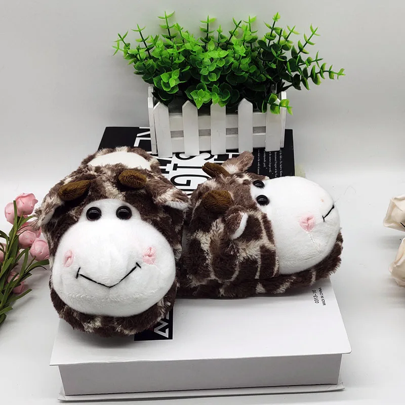 cow Specia offer custom warm winter lovers home slippers thick hard bottom shoes floor fur slippers timber land shoes snow cow Specia offer custom warm winter lovers home slippers thick hard bottom shoes floor fur slippers timber land shoes snow