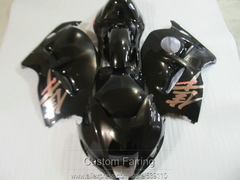 

ABS plastic fairing kit for Suzuki GSXR1300 96 97 98 99 00 01-07 glossy black bodywork fairings set GSXR1300 1996-2007 EV29