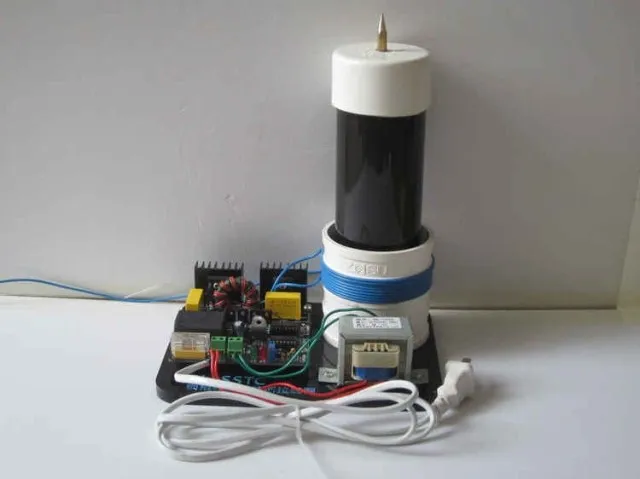 

free shipping tesla coil (generator) diy Tesla coil with SSTC drive board lab instruments electrical experiment tools