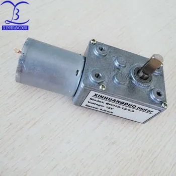 

370 DC 12V Gear Motor of Miniature 0.6RPM -120RPM Low-speed Reduction Motor Metal GearBox Gearwheel Model 6mm Shaft Diameter