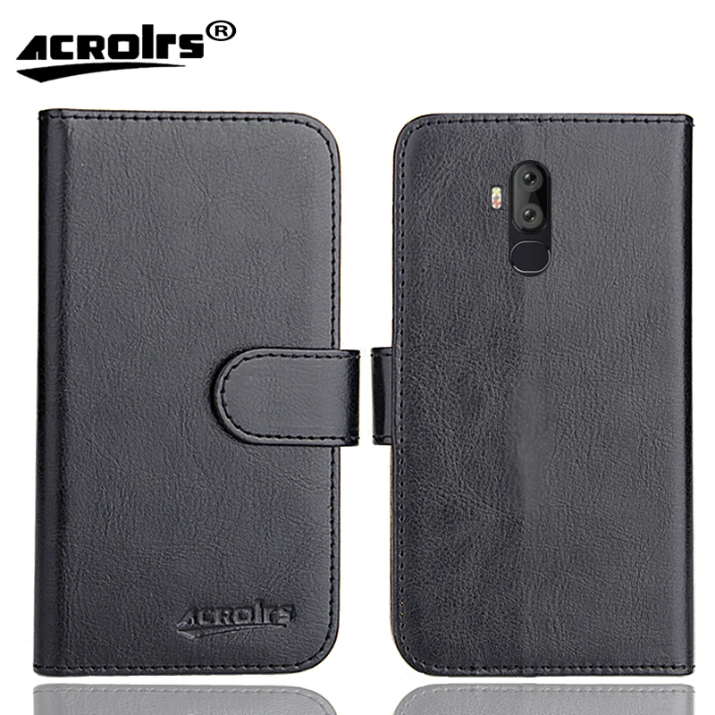 

Vernee X2 Case 6" 6 Colors Flip Soft Leather Crazy Horse Phone Cover Stand Funstion Cases Credit Card Wallet