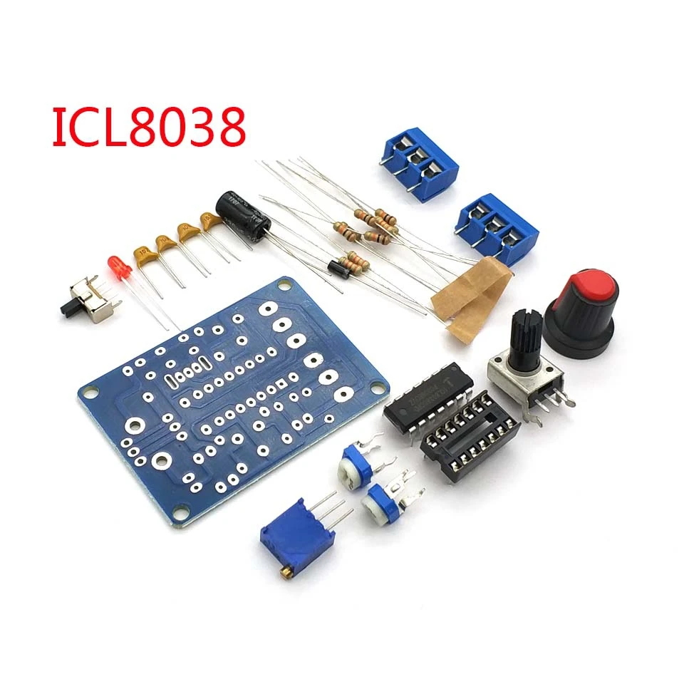 ICL8038 монолитная функция генератор сигналов модуль DIY Kit синус квадратный треугольник