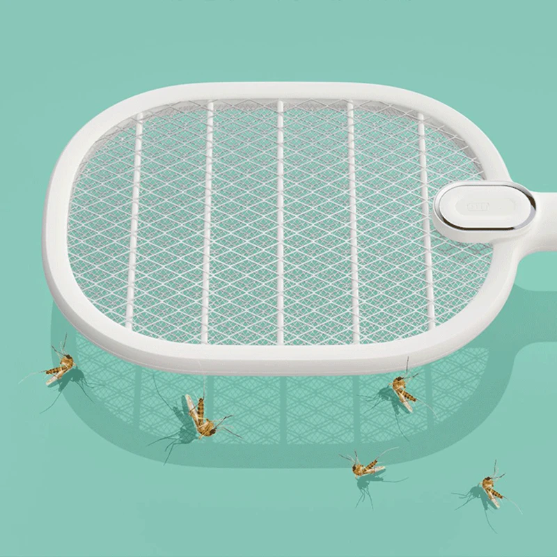 Перезаряжаемая электрическая ракетка для настольного тенниса ручной светодиодный ракетка-электромухобойка для дома для сада против комаров муха насекомого жука ОСА Swatter средство от насекомых