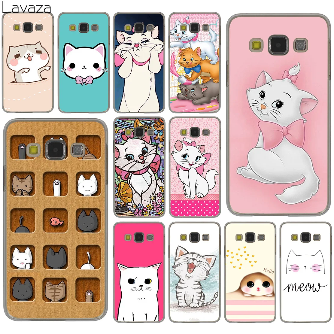

Lavaza The cartoon AristoCats Marie Cats cat Hard Case for Samsung Galaxy S10 S10E S8 Plus S6 S7 Edge S9 Plus Cover