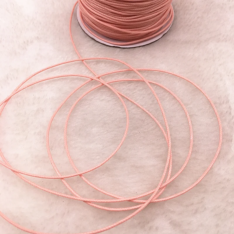 10 метров 1 мм красный вощеный хлопковый шнур вощеная нить веревка шнур ремешок Ожерелье Веревка бисер DIY Изготовление ювелирных изделий для браслета Шамбала