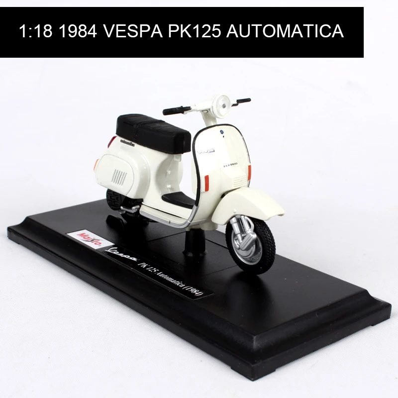 Модель мотоцикла Maisto 1:18 Piaggio 1984 VESPA PK125 автоматическая модель велосипеда база