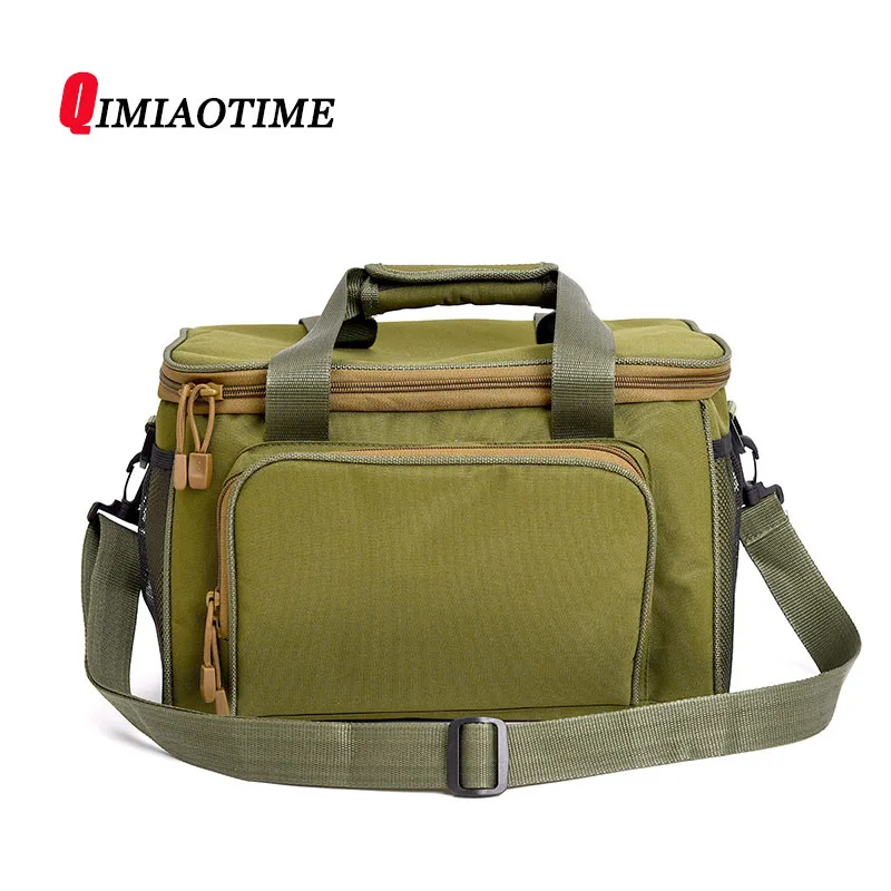 

2018 New Large-capacity Waterproof Canvas Army Green Tools Bag Casual Shoulder Messenger Bag Man Bag Storage Package