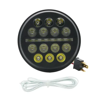

5.75" inch LED Round Motorcycle Headlamp for Wide Glide XL1200X FXDX Seventy Two Headlight LED 5 3/4" Headlight