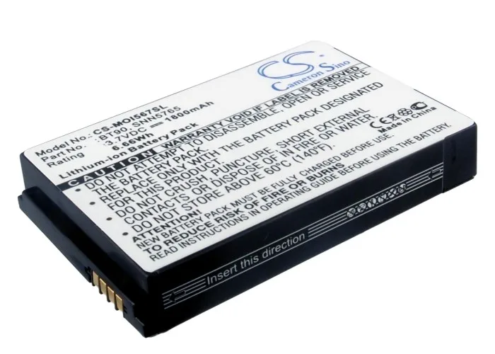 UPRADE 1800 мАч батарея BT90 SNN5759 SNN5765 SNN5826A для I576 Q9c Q9e RAZR VE20 Rival A455 ROKR Z6m Z6tv|Цифровые