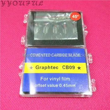 

Free shipping 15pcs 45 degree Graphtec CB09 CB09U CE6000 CE5000 Blades For silhouette cameo craftrobo VINYL CUTTER PLOTTER