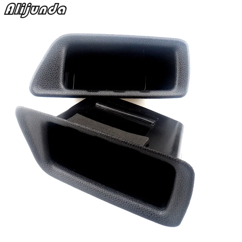 2 pcs / set Car Door Handles Inside NEW ABS Internal Storage Box Cover Arm Diving Glove Sticker Case for Ford Ecosport Accessor