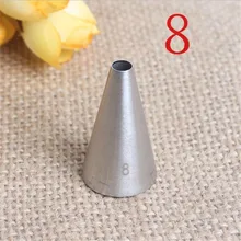 VOGVIGO 8# Кондитерские сопла из нержавеющей стали кекс глазурь трубопроводов сопла кондитерские выпечки инструмент торт крем украшения 4,5 мм формы для выпечки