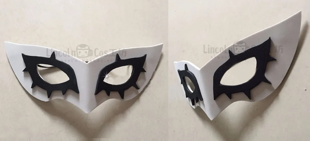 

Persona 5 Joker Kurusu Akira Role Play Mask Cosplay Prop Party Mask accessory +Free Track Number