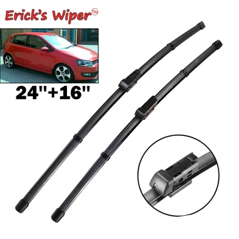 

Erick's Wiper LHD Front Wiper Blades For VW POLO 6R Hatchback 2009 - 2017 Windshield Windscreen Front Window 24"+16"