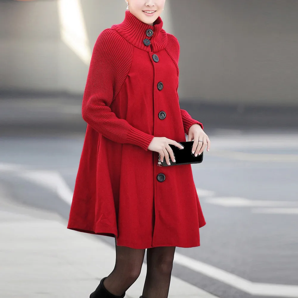 Страусиная Длинная женская куртка пальто ветровка свободное зимнее шерстяное пальто женское осеннее манто Femme Hiver теплая накидка YS45