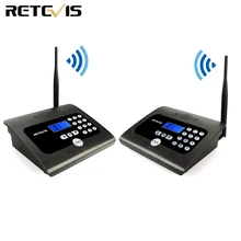 2 шт. Retevis RT57 полный дуплекс Крытый беспроводной голосовой вызов домофон система двухстороннее настольное радио для дома и офиса домофон