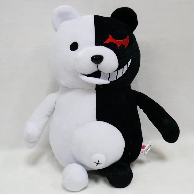 25-70 см Dangan Ronpa Monokuma кукла плюшевые игрушки черный белый медведь Kawaii мягкая игрушка, кукла для детей подарки на день рождения